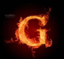 fire alphabet (G)