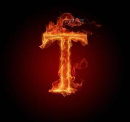 fire alphabet (T)