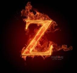 fire alphabet (Z)